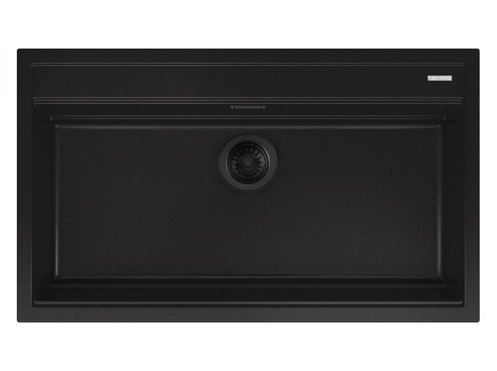 Мойка с накладным монтажом, необорачиваемая, чёрная Smeg VSGX860MN VSGX860MN в фирменном магазине Smeg