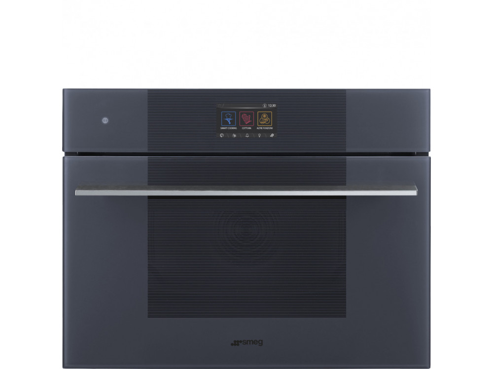 Многофункциональный духовой шкаф Smeg SO4104APG с технологией Multitech, 60 см, высота 45 см, 25 функций, стекло Neptune Grey SO4104APG в фирменном магазине Smeg