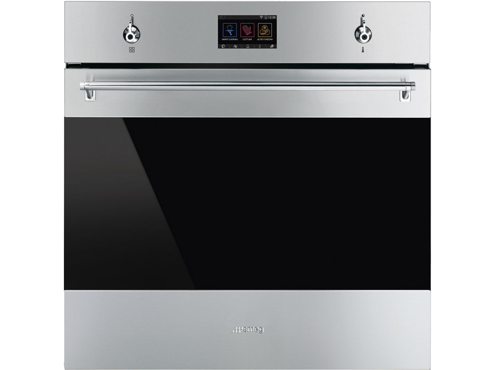 Многофункциональный духовой шкаф, 60 см, Нержавеющая сталь Smeg SF6301TVX SF6301TVX в фирменном магазине Smeg