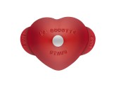 Кокот Staub "Сердце" 20 см, вишневый