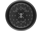 Кокот Staub круглый, 22 см, 2,6 л, белый трюфель