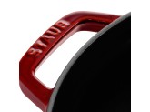 Кокот Staub круглый, 24 см, 3,8 л, гранатовый