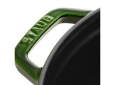 Кокот Staub круглый, 24 см, 3,8 л, зеленый базилик