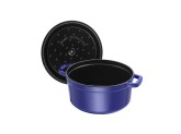 Кокот Staub круглый, 24 см, 3,8 л, темно-синий