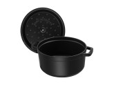 Кокот Staub круглый, 30 см, 8,35 л, черный