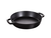 Сотейник Staub со стеклянной крышкой, 26 см, черный