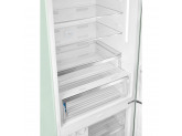 Отдельностоящий двухдверный холодильник, стиль 50-х годов, 70 см, Светло-зеленый Smeg FAB38RPG