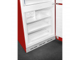 Отдельностоящий двухдверный холодильник, стиль 50-х годов, 70 см, Красный Smeg FAB38RRD