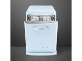 Отдельностоящая посудомоечная машина в стиле 50-х годов, 60 см, Голубой Smeg LVFABPB2