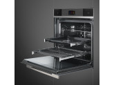 Многофункциональный духовой шкаф с функцией пиролиза, 60 см, Чёрный Smeg SFP6104WTPN