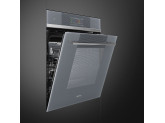 Многофункциональный духовой шкаф с функцией пиролиза, 60 см, Серебристый Smeg SFP6106WTPS
