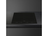 Индукционная варочная панель, 60 см, Чёрный Smeg SIM1643D