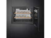 Холодильный шкаф для вина встраиваемый, 45 см, Черный Smeg CVI621RWNX3
