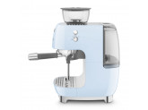 Кофемашина-эспрессо со встроенной кофемолкой SMEG EGF03PBEU, цвет пастельный голубой