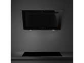 Вытяжка настенная, 89,5 см, черная Smeg KV194B3