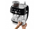 Кофемашина-эспрессо со встроенной кофемолкой Smeg EGF03BLEU чёрный