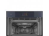 Многофункциональный духовой шкаф Smeg SO4104APG с технологией Multitech, 60 см, высота 45 см, 25 функций, стекло Neptune Grey