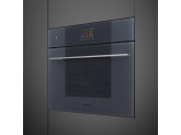 Многофункциональный духовой шкаф Smeg SO4104APG с технологией Multitech, 60 см, высота 45 см, 25 функций, стекло Neptune Grey