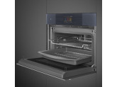 Многофункциональный духовой шкаф Smeg SO4104APG с технологией Multitech, 60 см, высота 45 см, 25 функций, стекло Neptune Grey