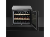 Холодильный шкаф для вина встраиваемый, 45 см, Нержавеющая сталь Smeg CVF318X