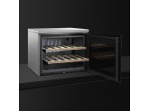 Холодильный шкаф для вина встраиваемый, 45 см, Нержавеющая сталь Smeg CVF318X