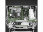 Полностью встраиваемая посудомоечная машина, 60 см, Чёрный SMEG STL7324AQLLW
