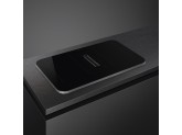Индукционная варочная панель со встроенной вытяжкой, 83 см Чёрный SMEG HHSL7844MB