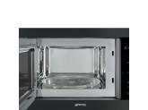 Встраиваемая микроволновая печь, 60 см, Черный матовый Smeg FMI325N
