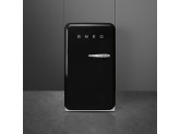 Отдельностоящий однодверный холодильник, стиль 50-х годов, 54,5 см, Чёрный Smeg FAB10LBL5