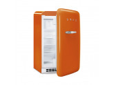 Отдельностоящий однодверный холодильник, стиль 50-х годов, 54,3 см, Оранжевый Smeg FAB10ROR2