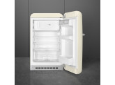 Отдельностоящий однодверный холодильник, стиль 50-х годов, 54,3 см, Кремовый Smeg FAB10RCR2