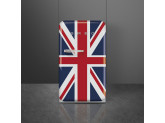 Отдельностоящий однодверный холодильник, стиль 50-х годов, 54,5 см, Британский флаг Smeg FAB10RDUJ5