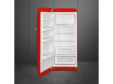 Отдельностоящий однодверный холодильник, стиль 50-х годов, 60 см, Красный Smeg FAB28LRD5