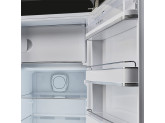 Отдельностоящий однодверный холодильник, стиль 50-х годов, 60 см, Чёрный Smeg FAB28RBL3
