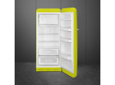 Отдельностоящий однодверный холодильник, стиль 50-х годов, 60 см,, Цвет лайма Smeg FAB28RLI3