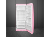 Отдельностоящий однодверный холодильник, стиль 50-х годов, 60 см, Розовый Smeg FAB28RPK3