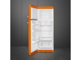 Отдельностоящий двухдверный холодильник, стиль 50-х годов, 60 см, Оранжевый Smeg FAB30LOR5