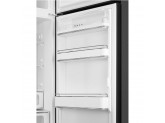Отдельностоящий двухдверный холодильник, стиль 50-х годов, 60 см, Чёрный Smeg FAB30RBL3