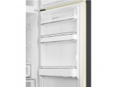 Отдельностоящий двухдверный холодильник, стиль 50-х годов, 60 см, Кремовый Smeg FAB30RCR3