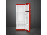 Отдельностоящий двухдверный холодильник, стиль 50-х годов, 60 см, Красный Smeg FAB30RRD5