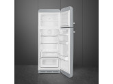 Отдельностоящий двухдверный холодильник, стиль 50-х годов, 60 см, Серый Smeg FAB30RSV3