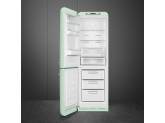 Отдельностоящий двухдверный холодильник, стиль 50-х годов, 60 см, Зеленый Smeg FAB32LPG3