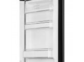Отдельностоящий двухдверный холодильник, стиль 50-х годов, 60 см, Чёрный Smeg FAB32RBL3