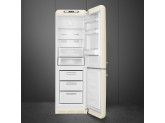 Отдельностоящий двухдверный холодильник, стиль 50-х годов, 60 см, Кремовый Smeg FAB32RCR3