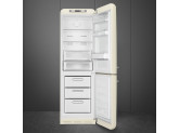 Отдельностоящий двухдверный холодильник, стиль 50-х годов, 60 см, Кремовый Smeg FAB32RCR3