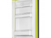 Отдельностоящий двухдверный холодильник, стиль 50-х годов, 60 см, Зеленый Smeg FAB32RLI3