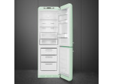 Отдельностоящий двухдверный холодильник, стиль 50-х годов, 60 см, Светло-зеленый Smeg FAB32RPG3