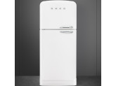 Отдельностоящий двухдверный холодильник, стиль 50-х годов, 80 см, Белый Smeg FAB50LWH