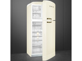 Отдельностоящий двухдверный холодильник, стиль 50-х годов, 80 см, Кремовый Smeg FAB50RCRB