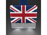 Вытяжка настенная, 75 см, Британский флаг Smeg KFAB75UJ